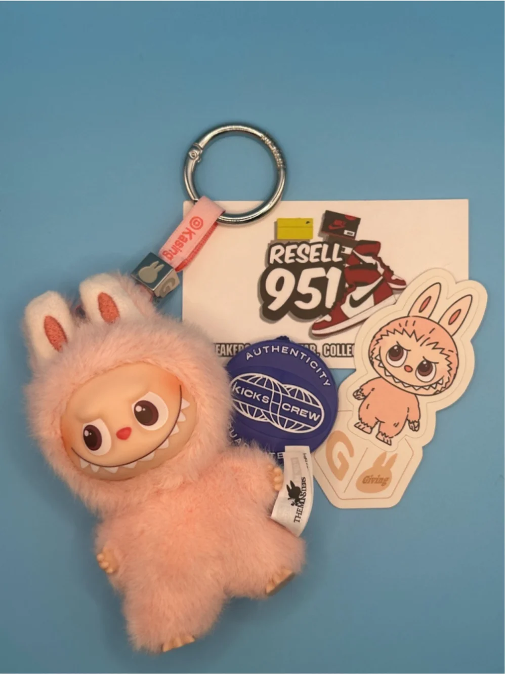 Pop Mart The Monsters Labubu Pin For Love Series Giving Vinyl Plush Pendant